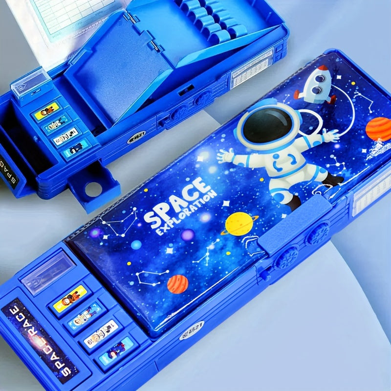 Password Lock Pencil Case Stationery Box