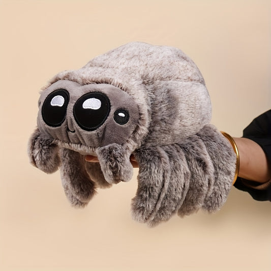 Fluffy Spider Plush Toy Interactive & Playful Halloween Decor