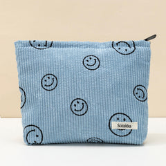 Roomy Makeup Pouch Bag for Women Teens Girls Zipper Closure Travel Organizer