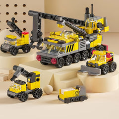 142pcs City Engineering Building Blocks Set Educational Puzzle Toy