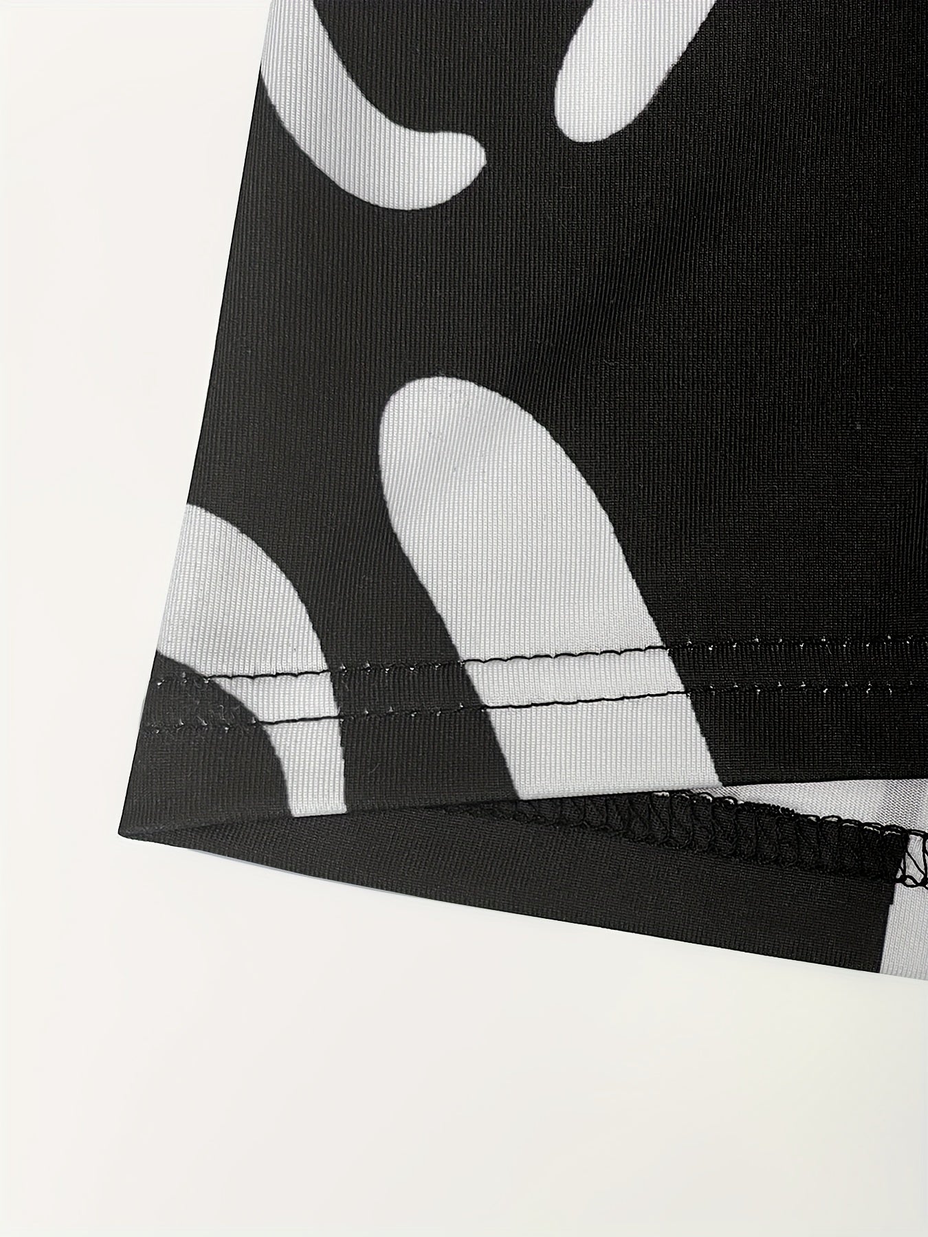  Graffiti Print Wide Leg Trousers