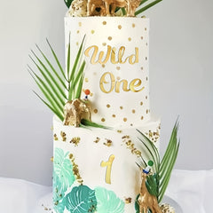 27pcs Solid Letter Cake Topper for Weddings Birthdays & Parties