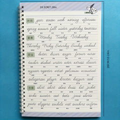 English Calligraphy Practice Book Set with Erasable Ink