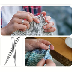 2pcs Single Point Sweater Needle Knitting Needles Set for Beginners