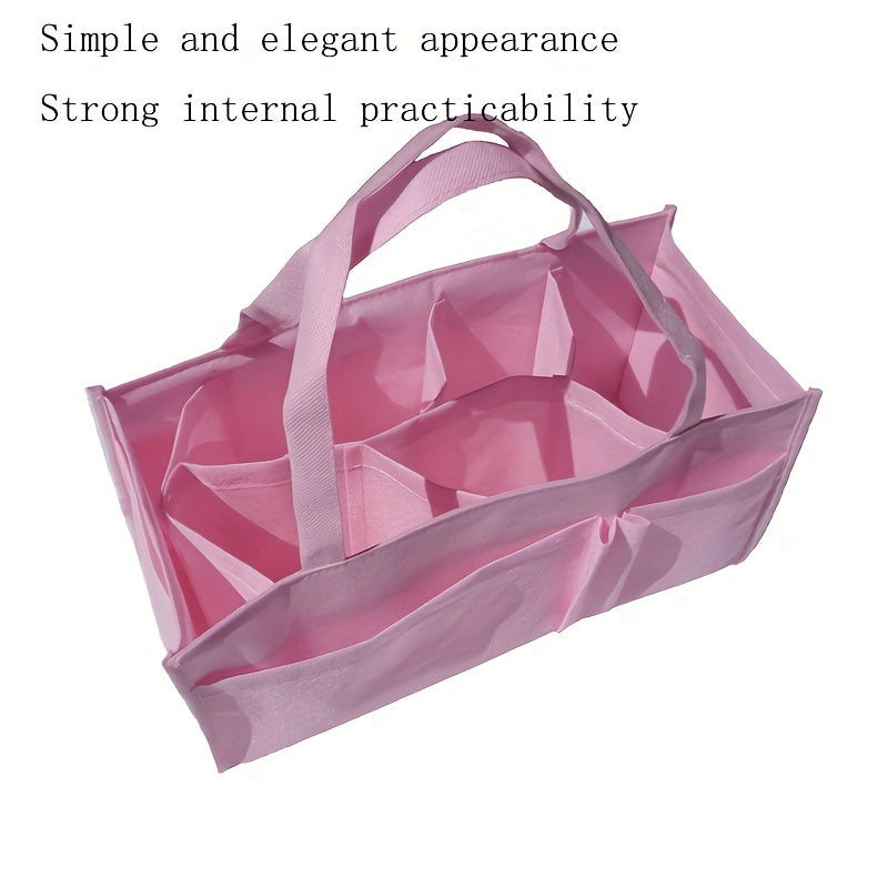 7 Grid Non Woven Hand Held Mommy Bag