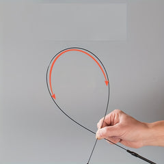 Feather Decor Cat Teaser Stick With Suction Cup & Bell Toy