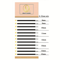 0 20mm Eyelash Extension Individual Lashes Oval Tip False Eyelashes