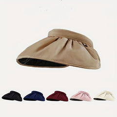 Sunscreen Shell Visor Hat Wide Brim UV Protection Headband Sun Hat For Women