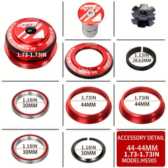 BUCKLOS 41 8 52mm 44mm Bike Headset Aluminum Double Bearing Road Mountain Bike