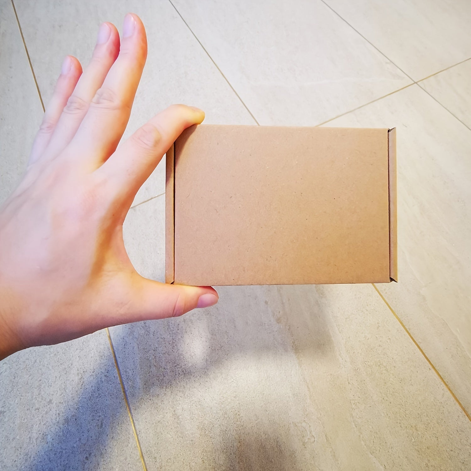 Economy Pack 100pcs Small Mailer Box Packing Box Corrugated Cardboard Box Brown