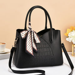 Plaid Printed Handbag For Women Matching Satchel Purse Retro Crossbody Bag