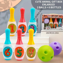 Mini Bowling Toy Interactive Leisure Indoor And Outdoor Sports Games