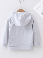 Girls 'Keep Positive' Graphic Pullover Hoodie Sweatshirt