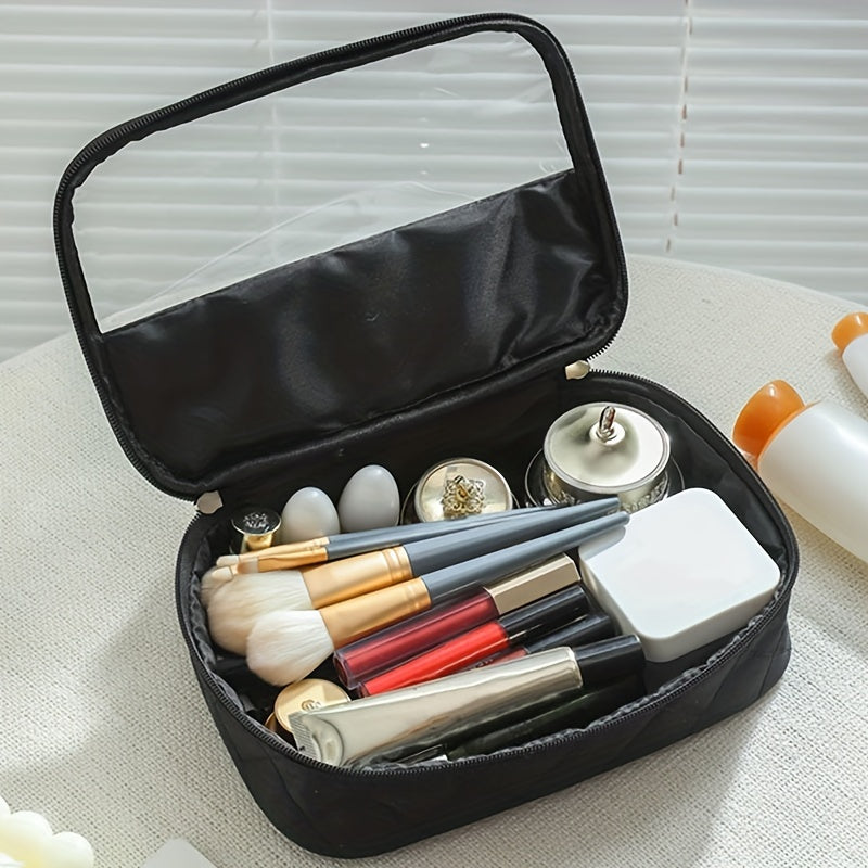 Waterproof Nylon Makeup Bag Large Capacity Toiletry Bag Cosmetic Storage