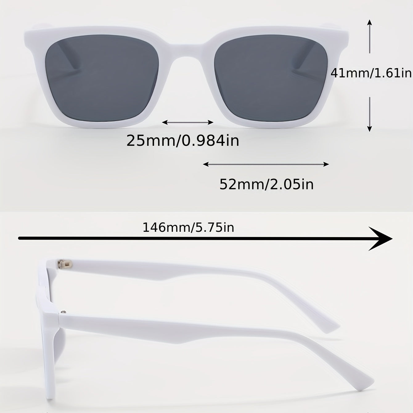Y2K Square Sunglasses For Women Men UV400
