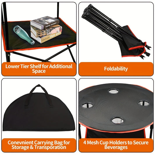 Portable Folding Table for Outdoor Camping Picnic Beach & Patio