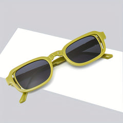 Men's Square Frame Sunglasses UV400 Anti Glare for Outdoor Activities
