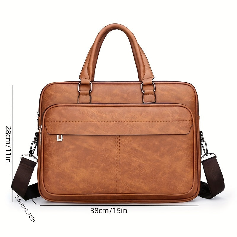 Waterproof Handbag With Laptop Compartment & Adjustable Shoulder Strap