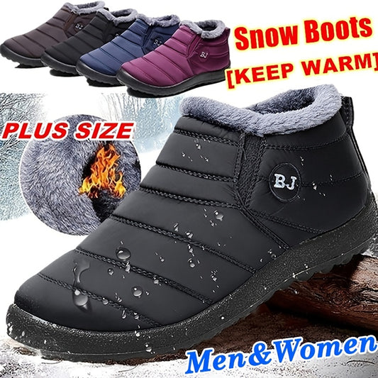 Men's Warm Hiking Boots for Winter Outdoor Activities