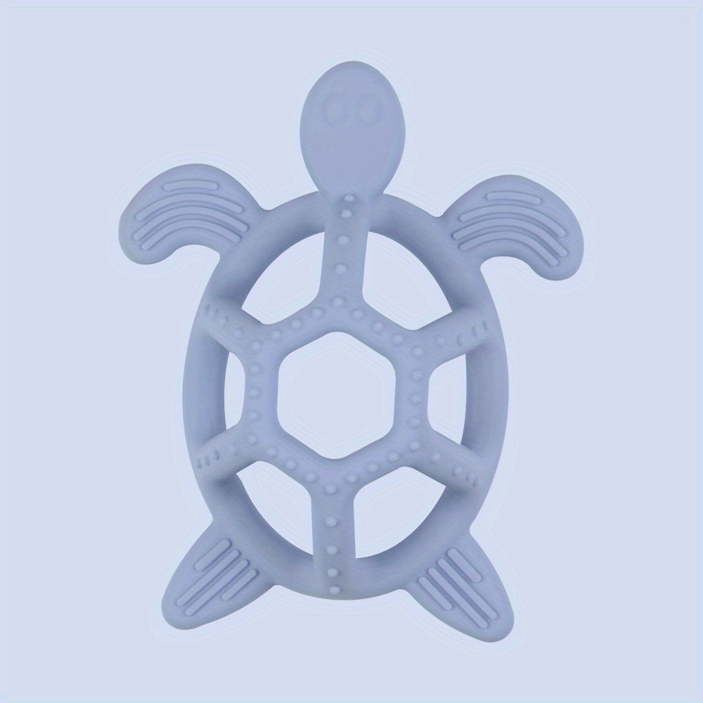 Hemispherical Hollow Silicone Teether Sea Turtle Toy