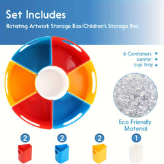 360 Degree Rotation Desk Organizer & Storage Rack for School & Office