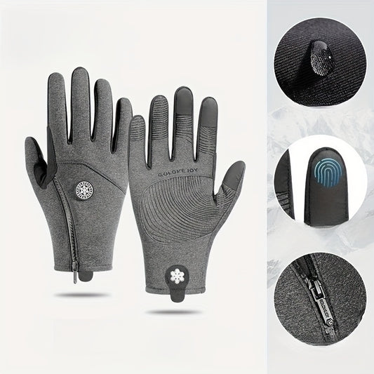 Waterproof Windproof Touch Screen Warm Gloves for Mountaineering Skiing Cycling