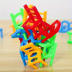Kids' Stacking Toys Chair Parent Kids Interactive Toy