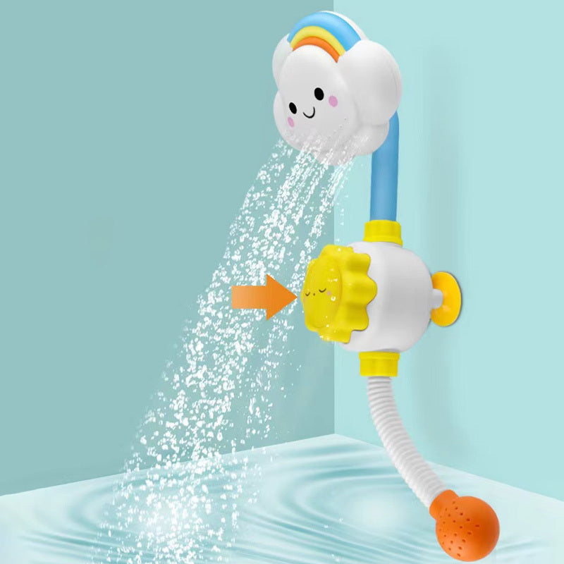 Rainbow Cloud Bath Shower Toy for Kids, Girls, Boys - Birthday Gift