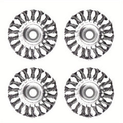 Wire Wheel Brush Twist Knotted Carbon Steel Wire Wheel for Angle Grinder