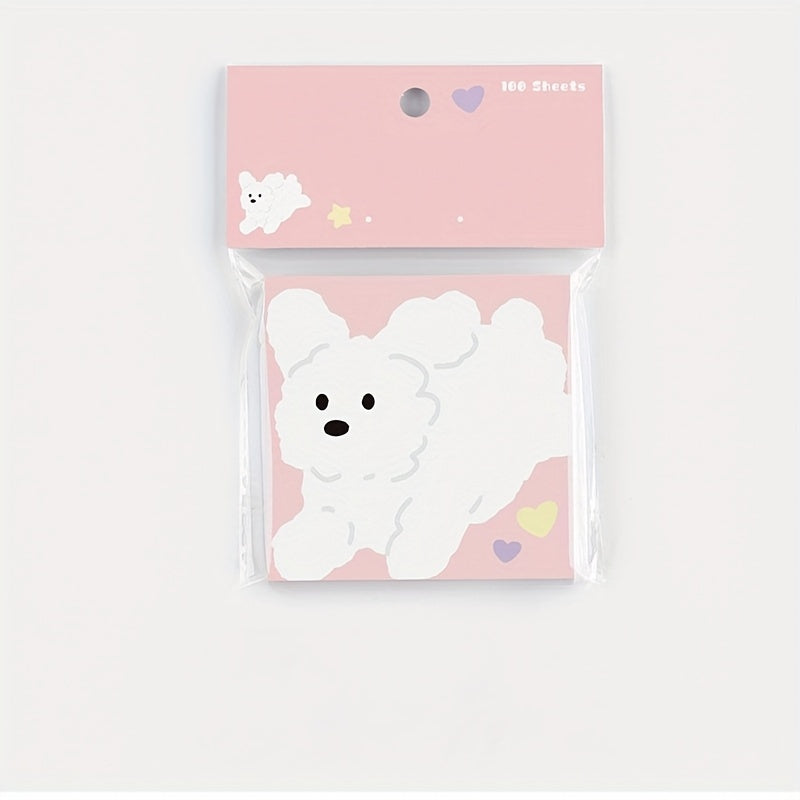 Cartoon Animal Student Message Book 100 Sheets