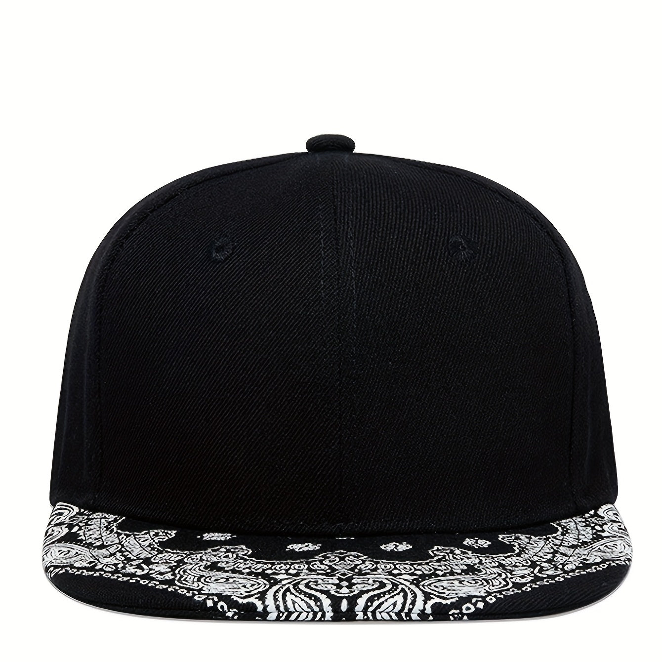 Hip Hop Snapback Hat Paisley Print Brim Adjustable Baseball Cap Lightweight
