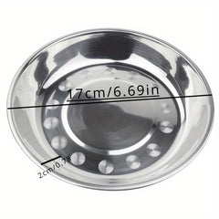 Stainless Steel Camping Plates Set Portable Picnic Tableware 5/10pcs Ramadan