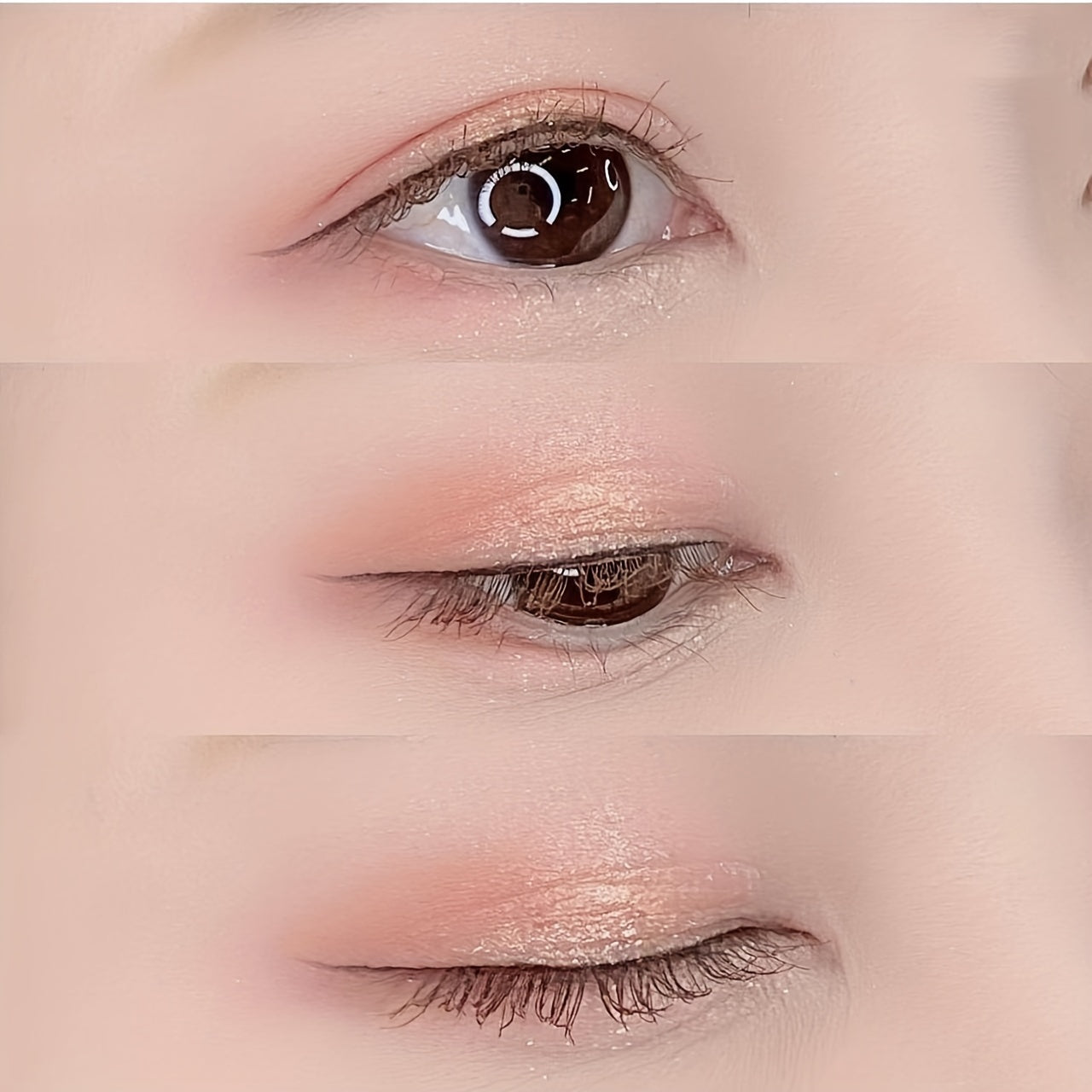 Coral Tone Eyeshadow Palette Matte Shimmer Finish