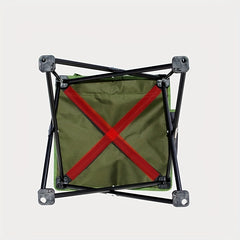 Outdoor Chair with Insulated Storage Bag and Backrest