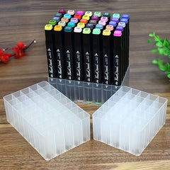 30 40 Slot Art Markers Pen Holder Desktop Storage Box