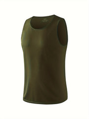 5Pcs Men's Training Tank Top Sleeveless Shirt For Gym Workout