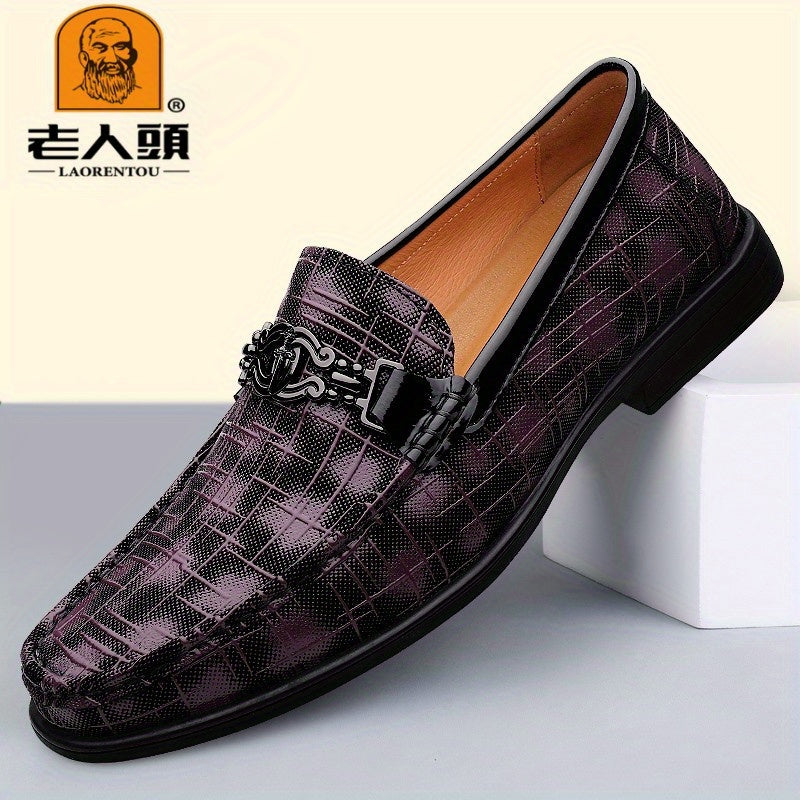 LAORENTOU Men's Leather Casual Lightweight Shoes
