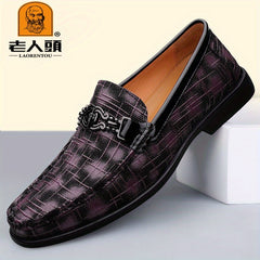 LAORENTOU Men's Leather Casual Lightweight Shoes