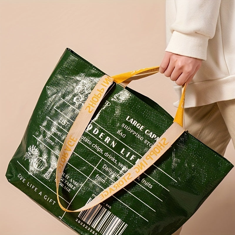 Large Waterproof Grocery Shopping Bag for Retail Stores