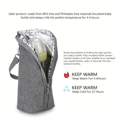 Insulated Breastmilk Cooler Bag for Baby Bottles