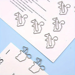 10pcs Kangaroo Paper Clip Special Shaped Creative Pin
