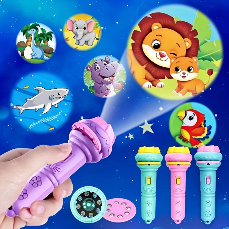 40 Patterns Projector Bedtime Fun Toy Dinosaur Ocean Numbers Fruits