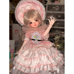 Handcrafted BJD Doll Outfit Set with Delicate Details and Accessories
