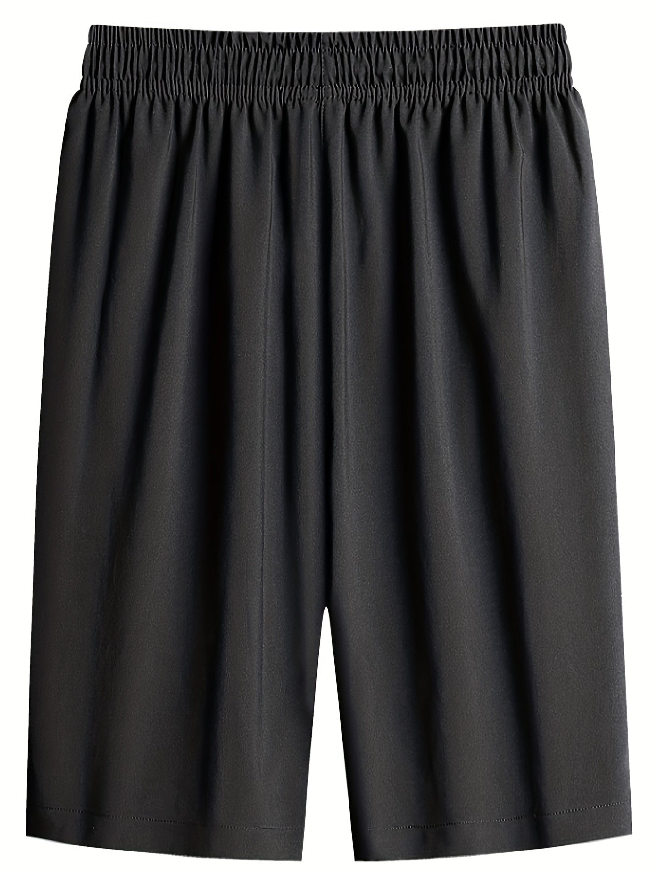 Men's Active Shorts with Zipper Pockets and Drawstring Waist