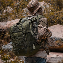 Large Capacity Camo Outdoor Backpack Mountaineering Travel Waterproof