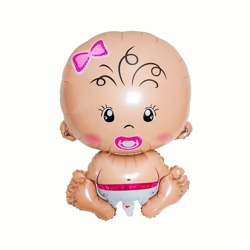 Newborn Party Set: Baby Bottle & Letter Balloons