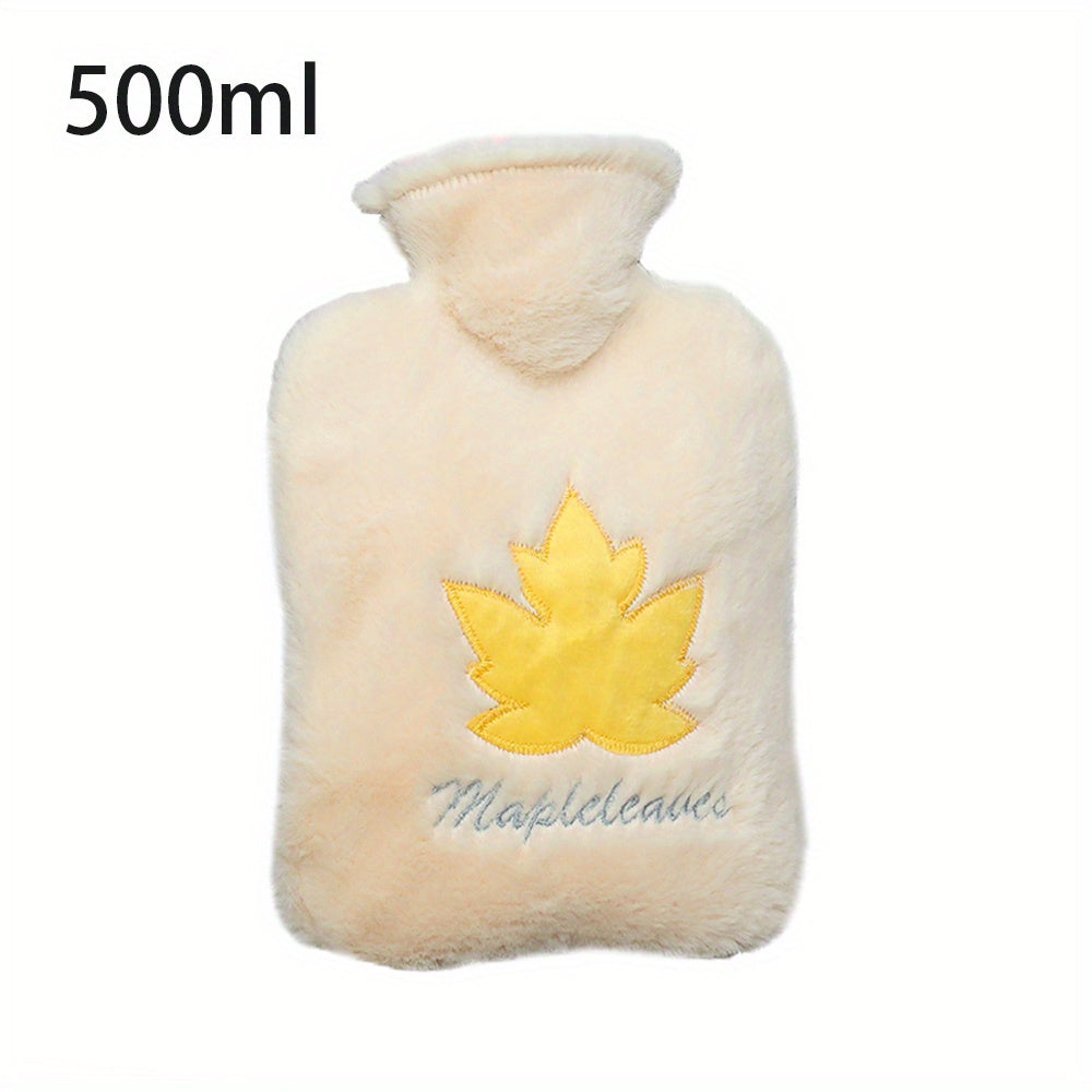 Leaf Style Hot Water Bag Hand Warmer for Indoor Outdoor Camping Travel Winter