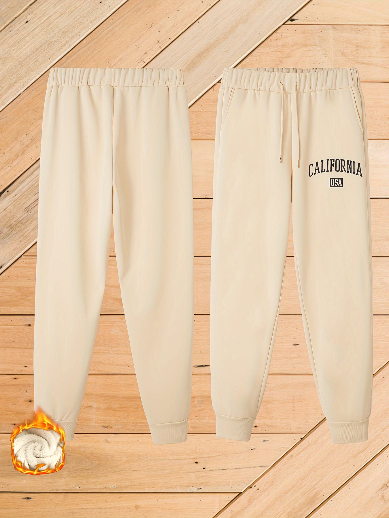 Harem Trousers with Fleece Liner