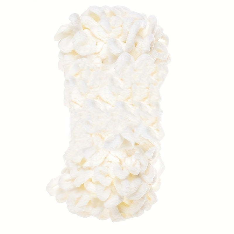 Single Strand Coarse Yarn for DIY Knitting and Crocheting - Medium Thick Yarn