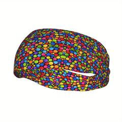 Rainbow Breathable Headband for Sports & Casual
